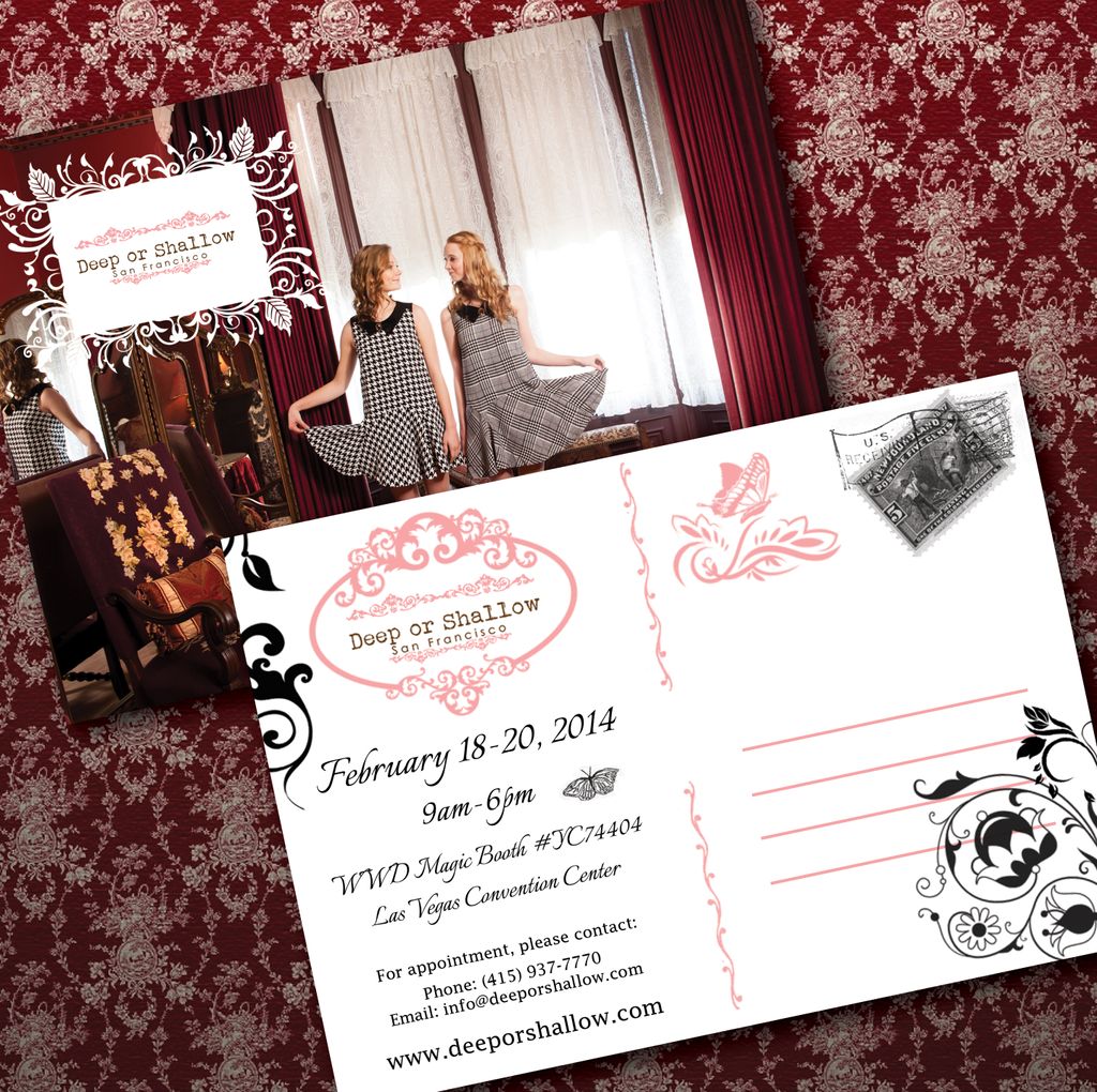 Postcards for a fashion show
