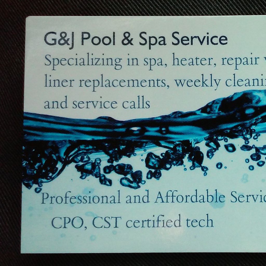 G&J Pool & Spa Service