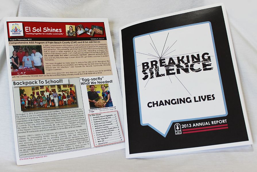 Newsletters and annual reports