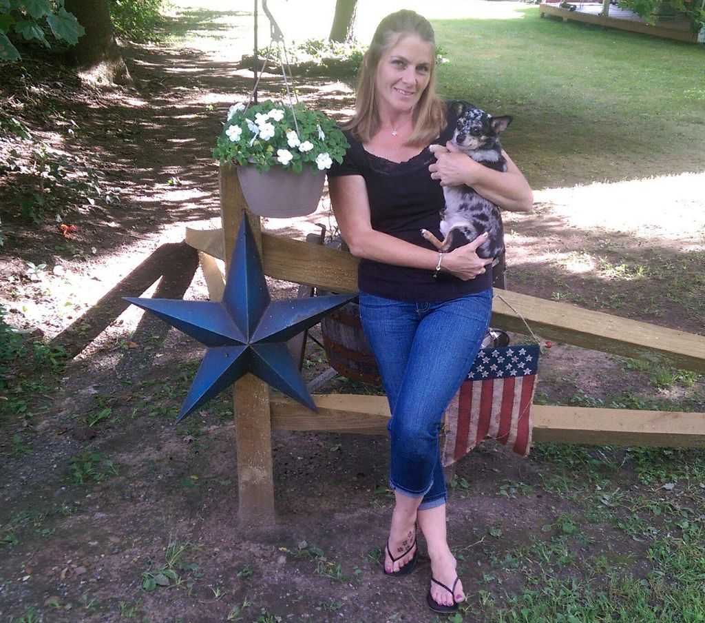 Me and one of my dogs, Remington