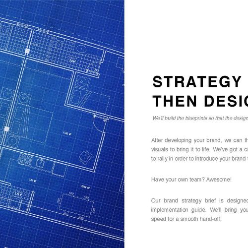 Strategy First, Then Design