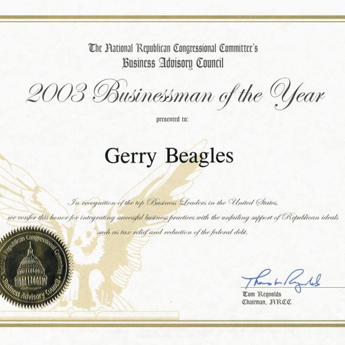 This was a Presidential nominated Award for our wo