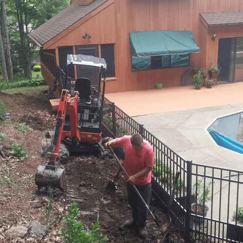 Installing a French Drain
