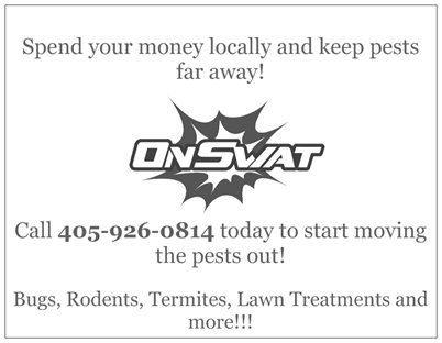 "Spend your money locally and keep pests far away!