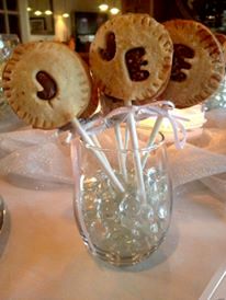 Nutella Pie Pops for a wedding shower