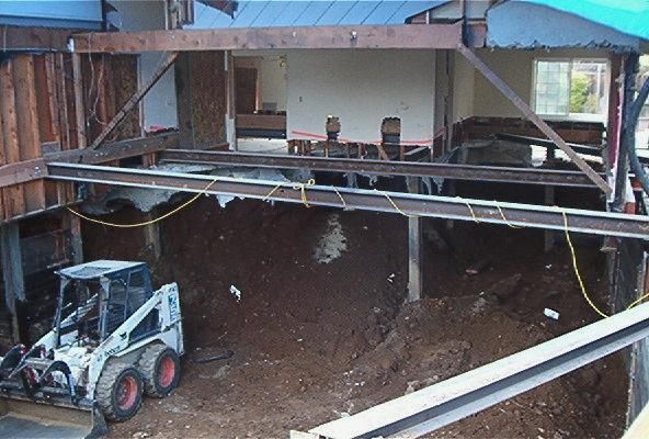 DURING - Remodeled and created theater under home 