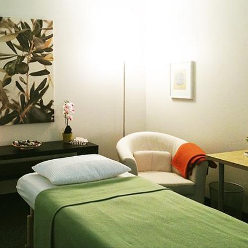 The session room at Reiki With Olivia