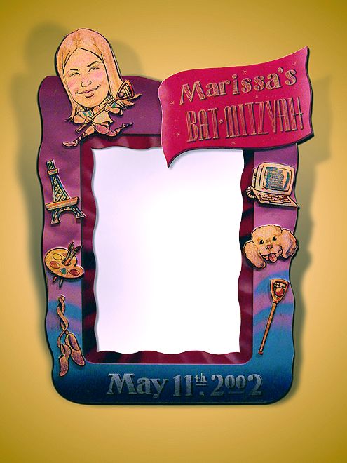 An unforgettable dimensional sign-in board, with c