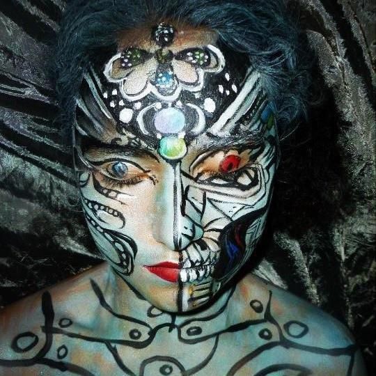 Fascinating Face And Body Painting El Granada CA