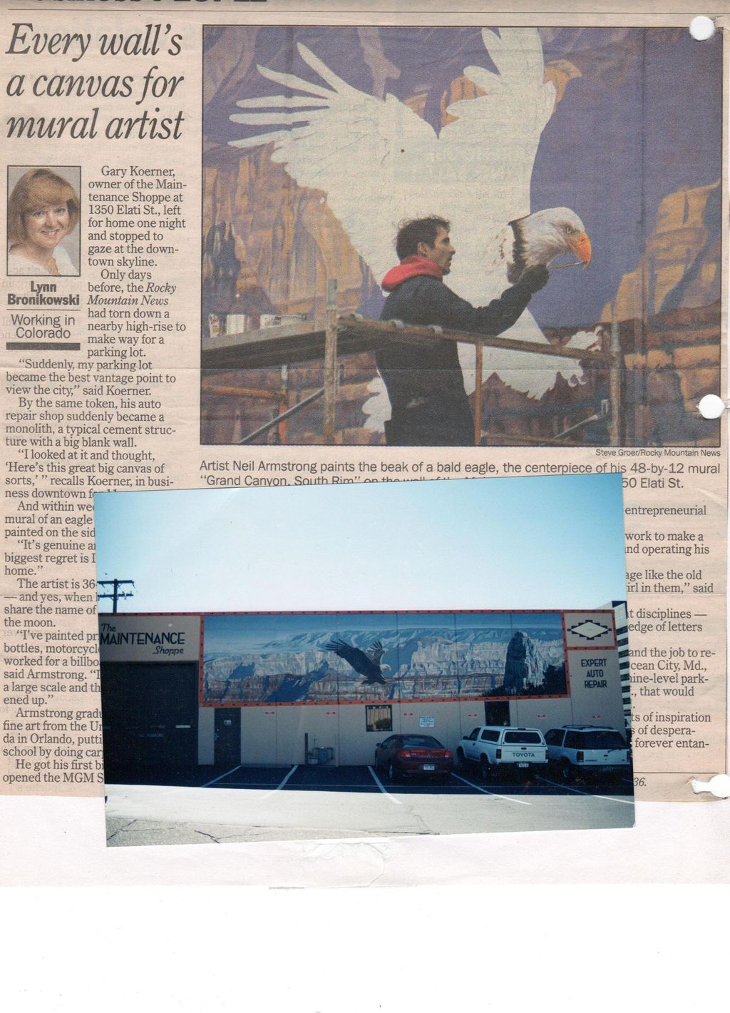 Outdoor murals in downtown Denver