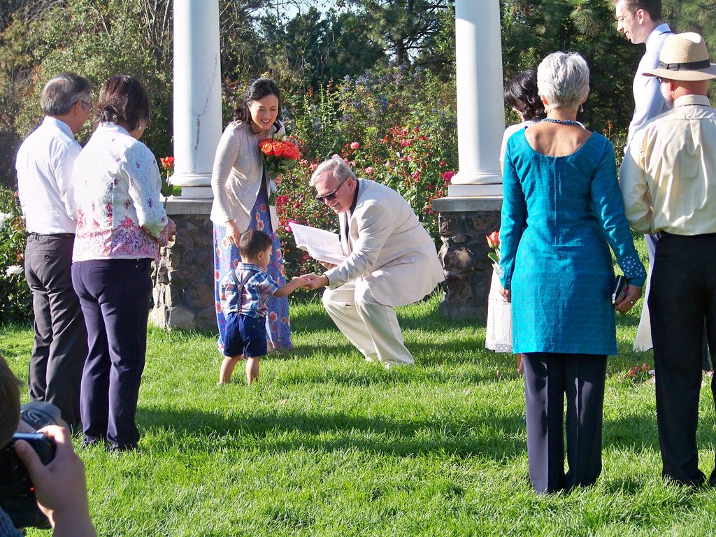 Eclipse Wedding, Rose Garden, Manito Park, Spokane
