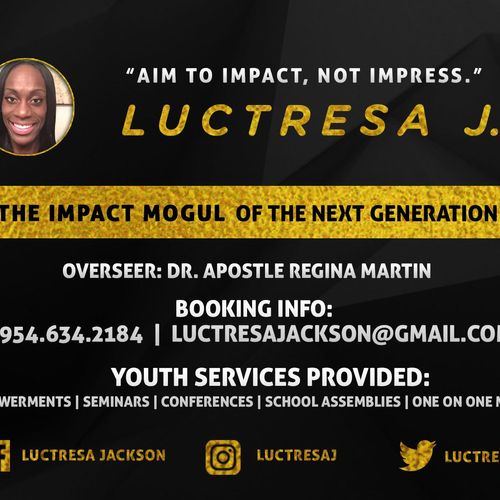 Business Card for Luctresa Jackson