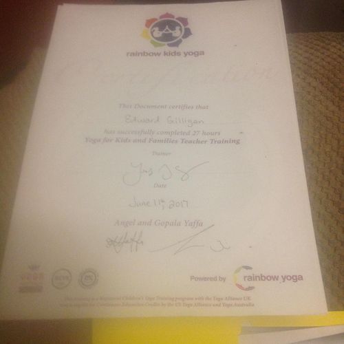 Rainbow Kid's Yoga 27-hour Certification