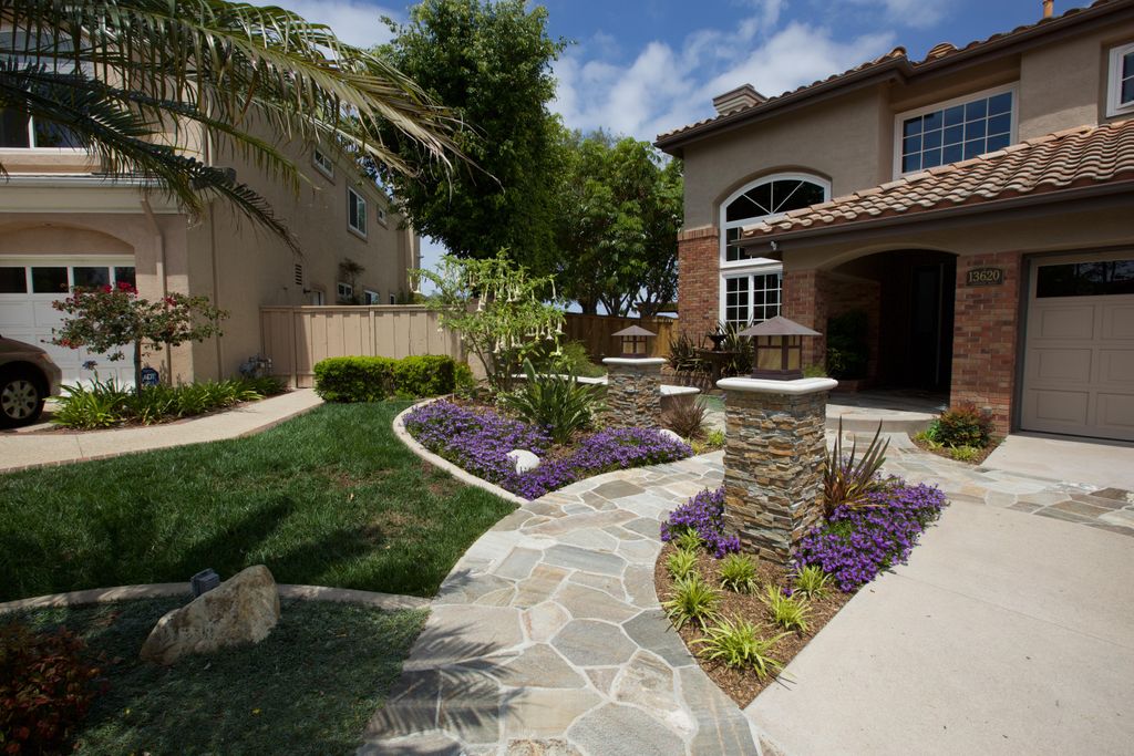 Flagstone entry