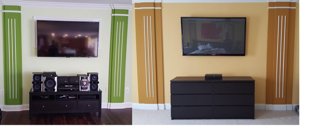 Gone are the days of bulky entertainment centers. 