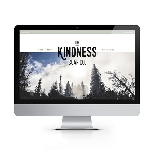 The Kindness Soap Co. 
Web Design
Branding + Build