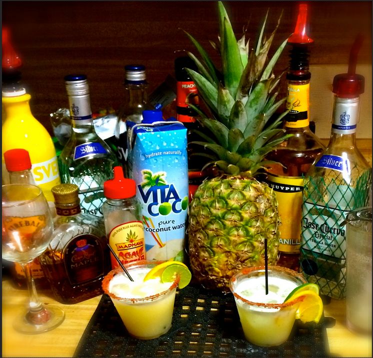 Coconut Creamsicle Margaritas!