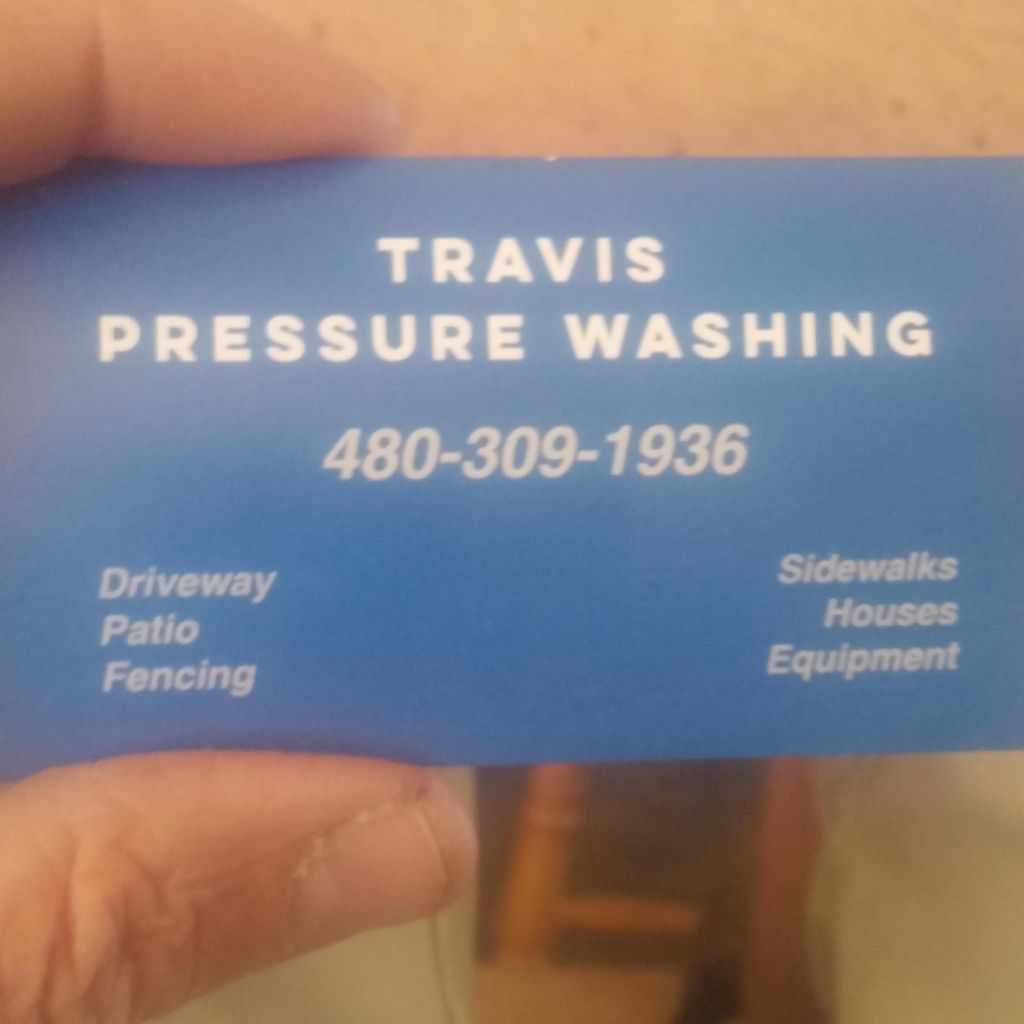 Travis pressure washing