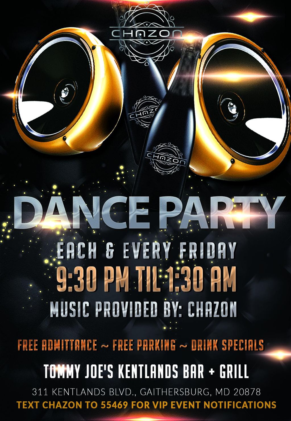 Friday Night Dance Party @ Tommy Joe's Kentlands