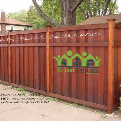 Fencing
A fence can add beauty, privacy and securi