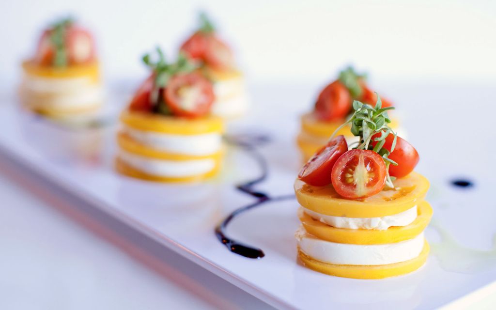 Yellow Tomato
Mozzarella & Ricotta Cheese Stack