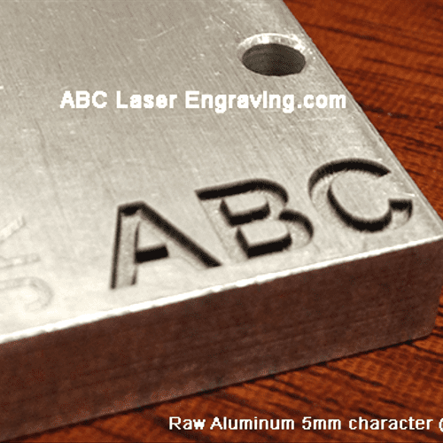 Custom Aluminum deep engraving