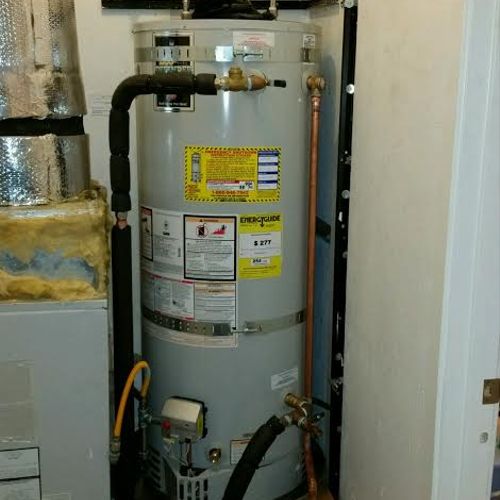 48 gallon radiant heat water heater
