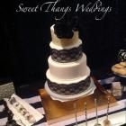 Wedding Cake with custom table set up. Including C