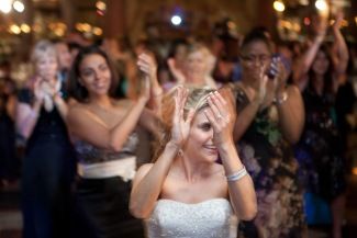 The Bride Leads the Crowd