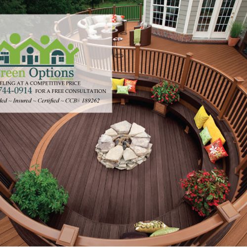Decking
Green Options has many years of experience