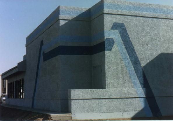 ABC Decorating - painted building as well as graph