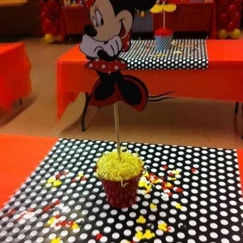 Minnie & Mickey handcrafted table centerpieces
