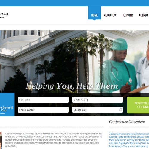 Capital Nursing Education Website