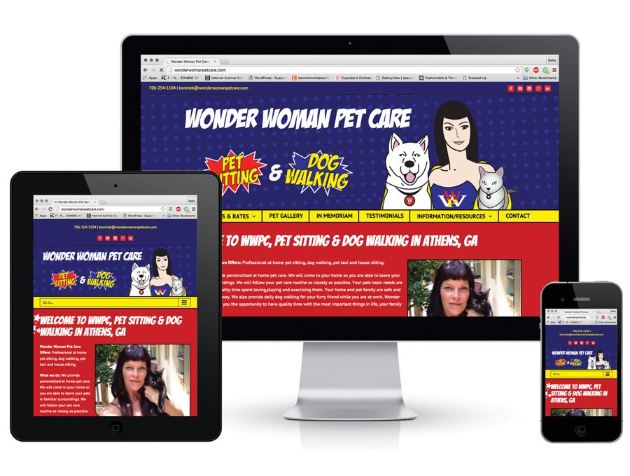 custom theme and responsive website design built o
