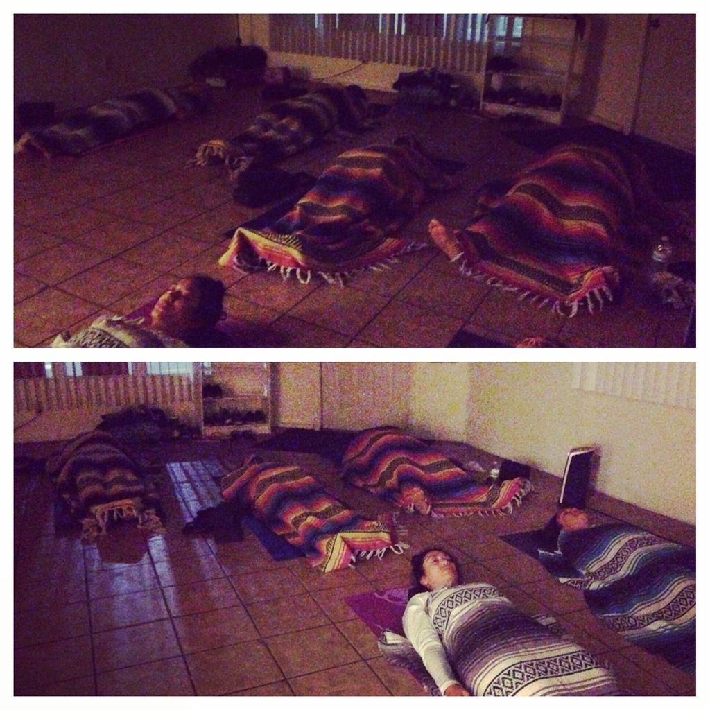 Shivasana- corpse pose 