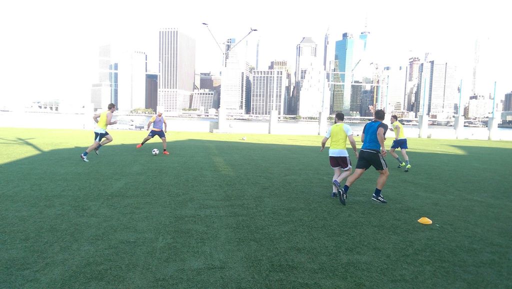 small group training builds technique and conditio