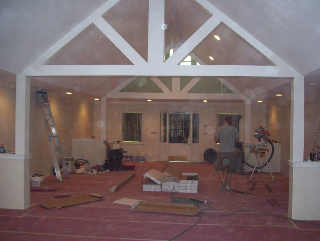 Clubhouse project during renovation By Heagle's