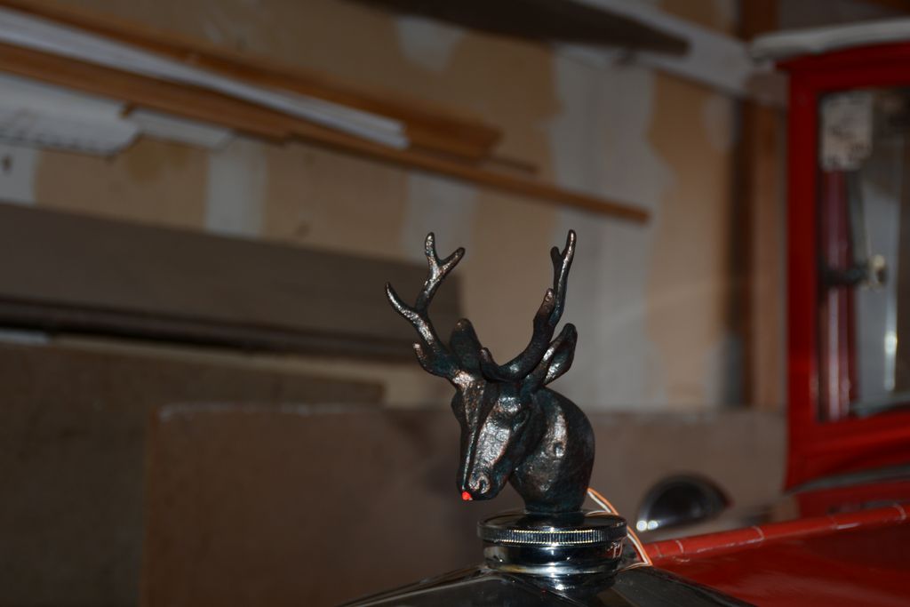 This is the hood ordainment on my sleigh
