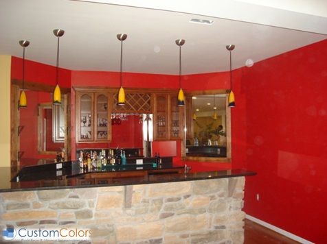 making a bar basement