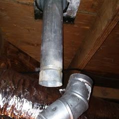 Disconnected Exhaust flues in the attics can be a 