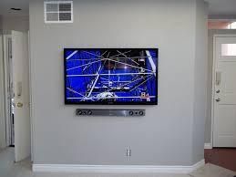 TV wall mounted 