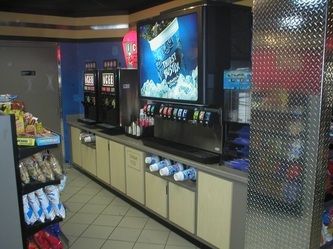 Circle k cabinets and back wall