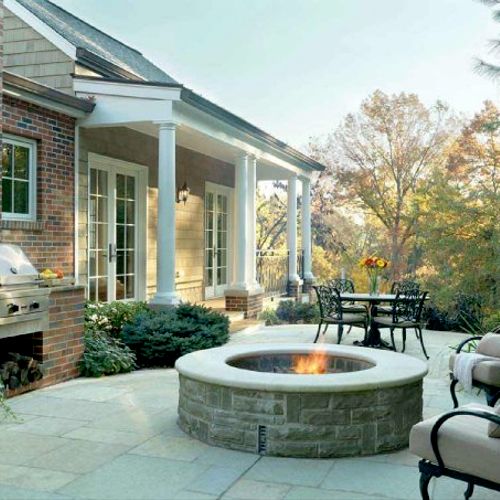 Outdoor Granite Fire pits custom made for you!