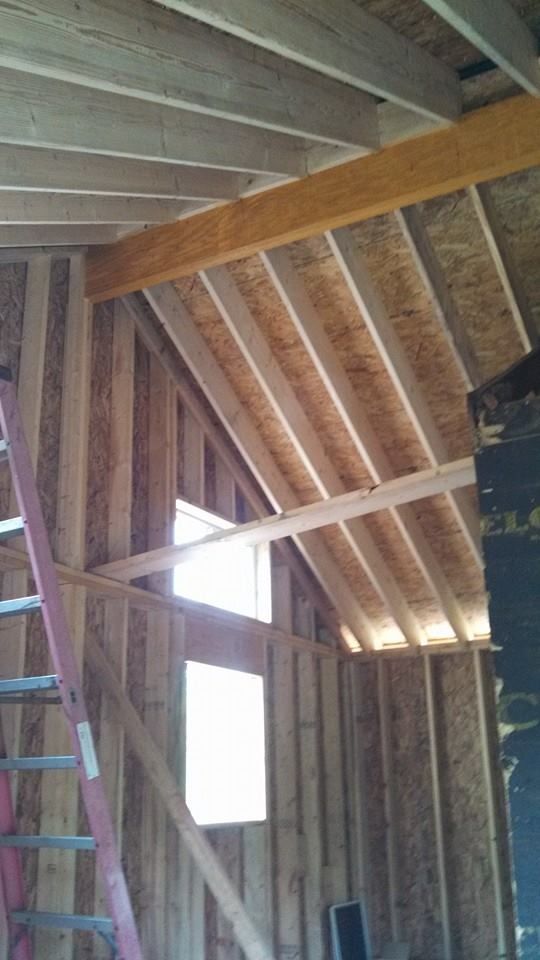 Not only did we replace the roof, we rebuilt the r