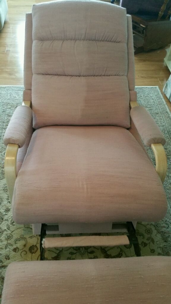 Half way through Furniture Cleaning