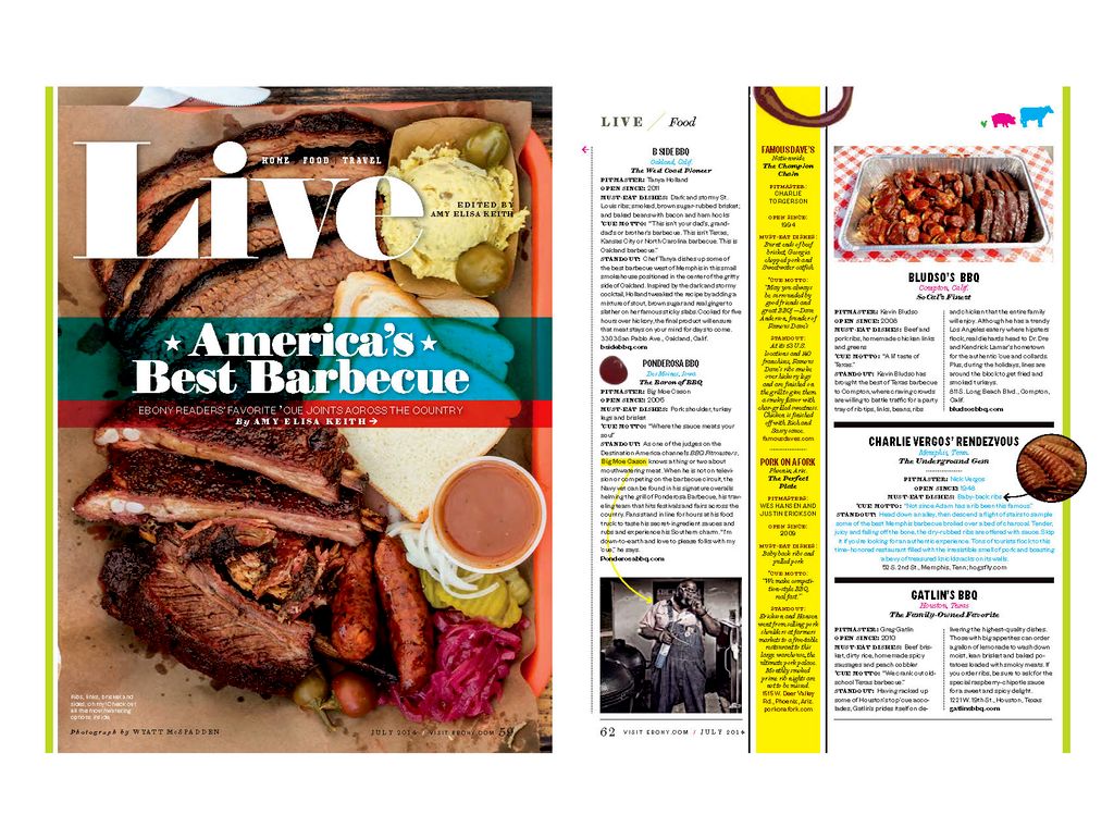 Named America's Best Barbecue