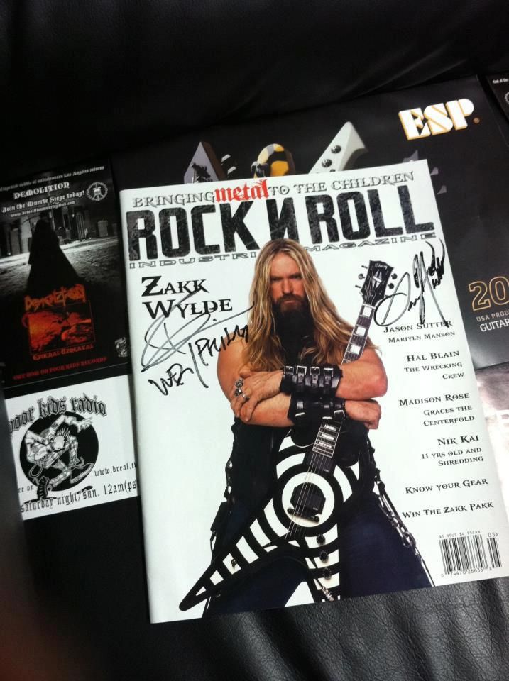 Ad poster featured in Rock N' Roll Industries maga