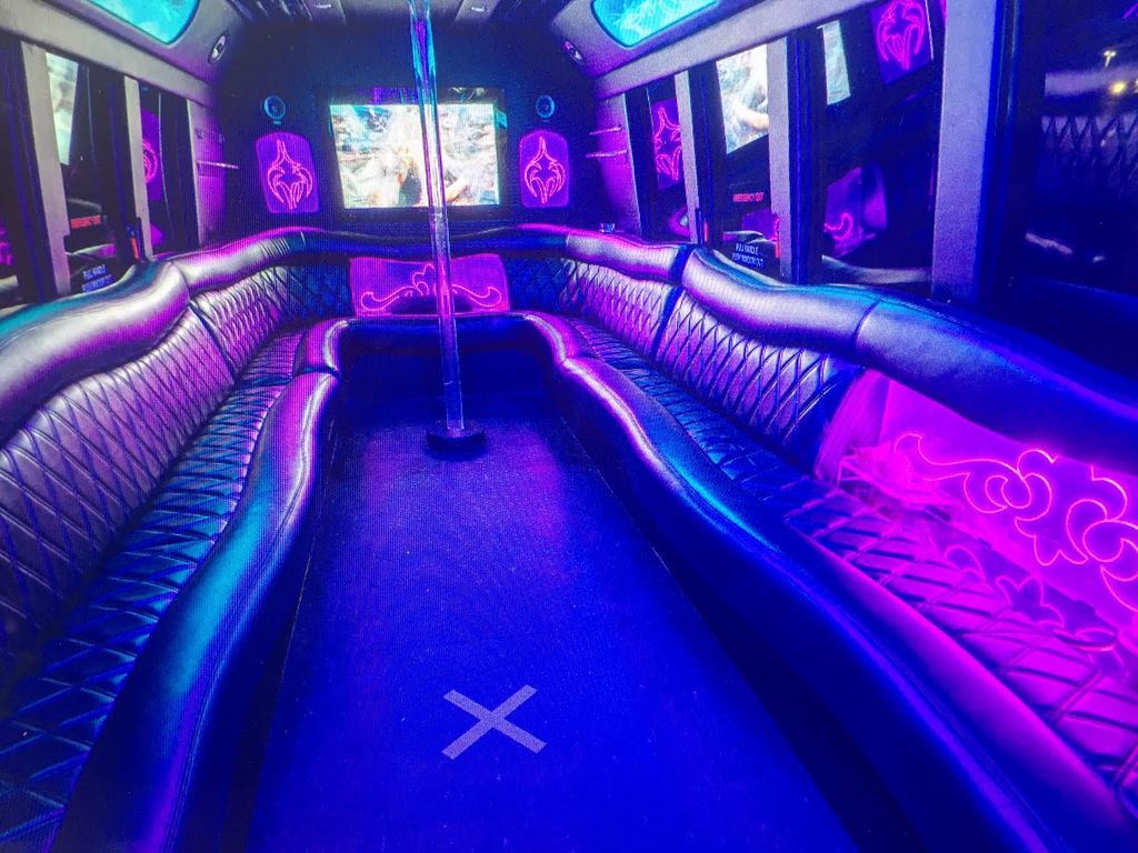 White Party Bus