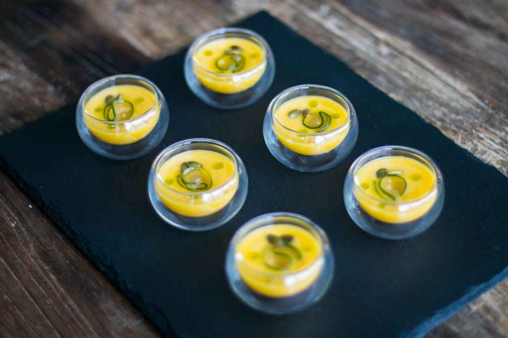 Tomato & melon gazpacho