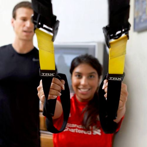 TRX training is a great full-body workout!